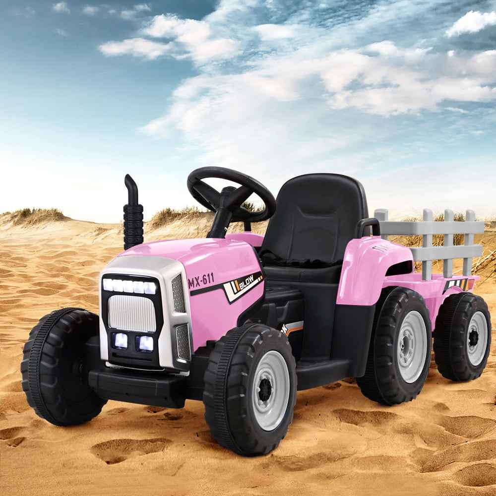 Rigo Ride On Car Tractor Toy Kids Outdoor Electric Cars 12V Battery