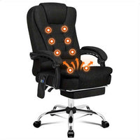 Thumbnail for ALFORDSON Massage Office Chair Heated Seat Executive Gaming Racer Fabric