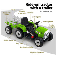 Thumbnail for Rigo Ride On Car Tractor Toy Kids Outdoor Electric Cars 12V Battery