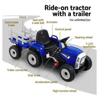 Thumbnail for Rigo Ride On Car Tractor Toy Kids Outdoor Electric Cars 12V Battery