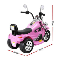 Thumbnail for Harley Davidson Inspired Kids Ride on Motorbike Motorcycle | Candy Pink with Flames Ride On Car for Kids 6V Electric Motorbike Motorcycle Toys Horn Music Pink