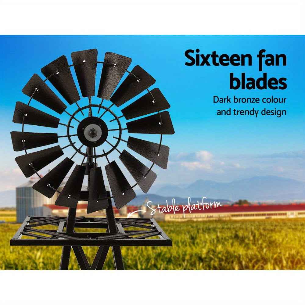 Garden 120cm Garden Windmill Metal Ornaments Outdoor Decor Ornamental Windmill
