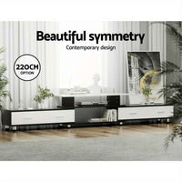 Thumbnail for Artiss Extendable TV Cabinet Entertainment Unit - 160cm to 220cm,