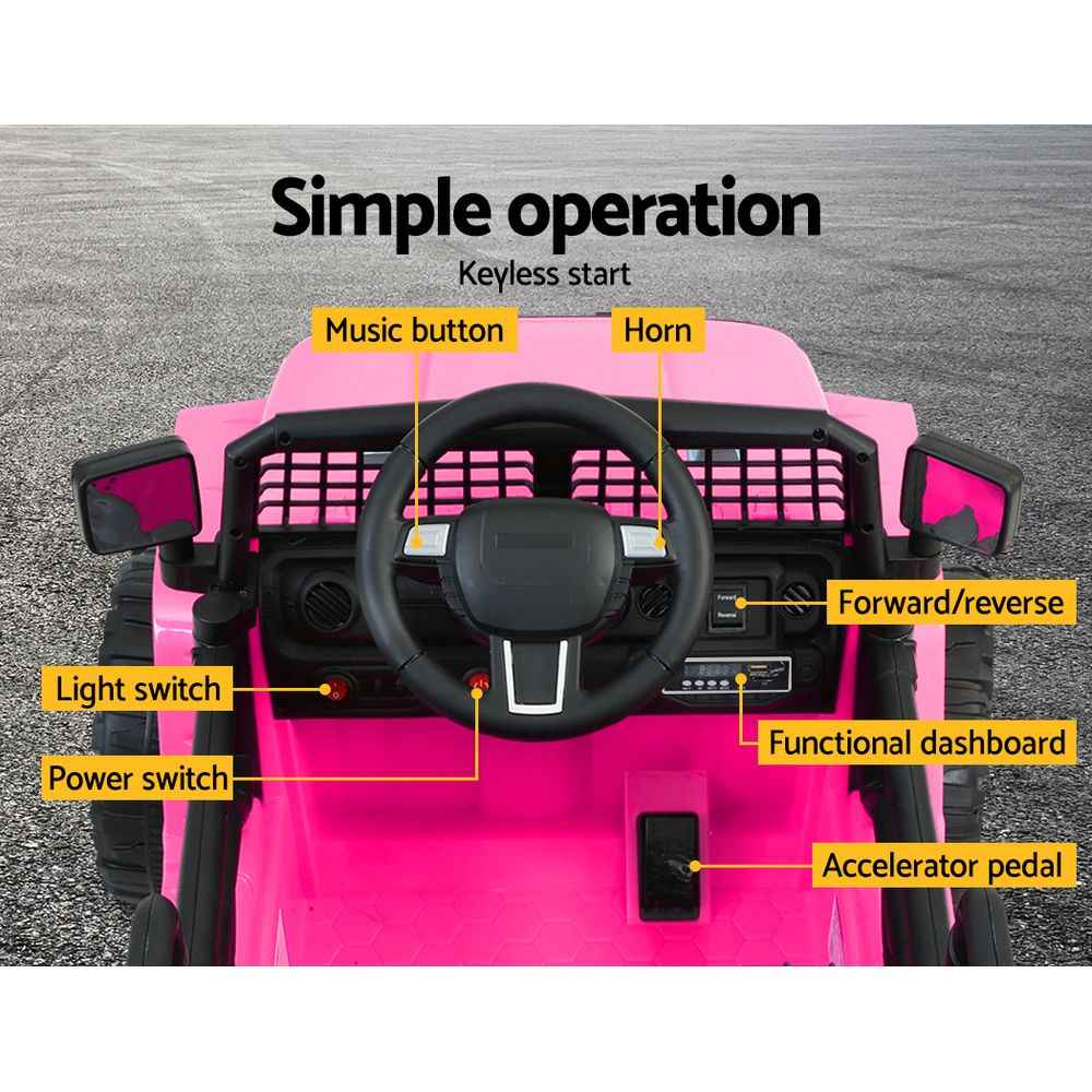 Rigo Kids Ride On Car Electric 12V Car Toys Battery Remote Control Toys