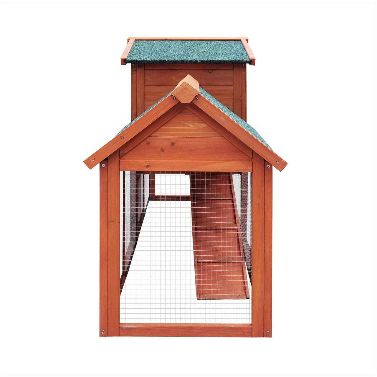 Alopet Wooden Rabbit Hutch, Guinea Pig, Outdoor Chicken Coop with Run Cage