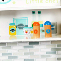 Thumbnail for Wooden kids Kitchen Play Set Role Play Set Pretend Cooking Toys Gift w/Cookware