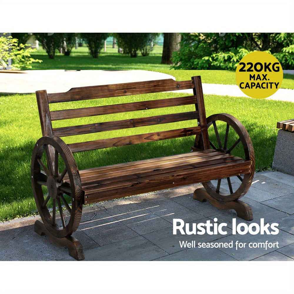 Garden Wagon Bench Classic Outdoor Comfort for Two