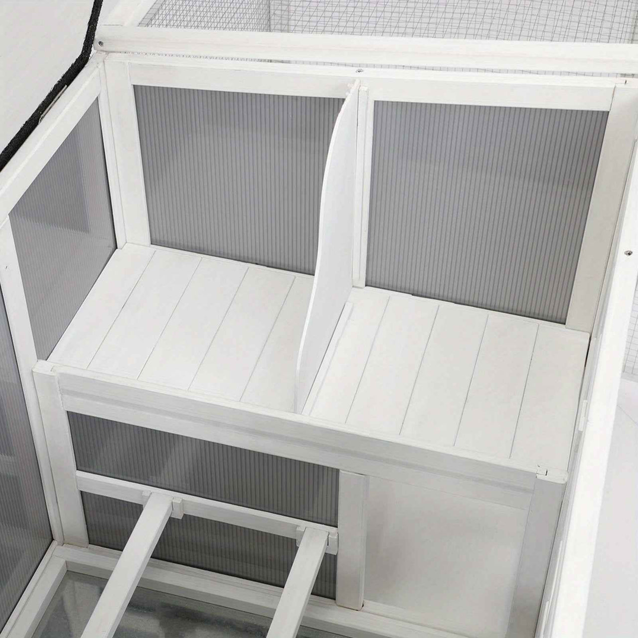 Alopet Large Wooden Chicken Coop Hutch with Run