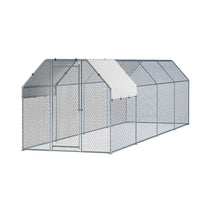 Thumbnail for i.Pet Chicken Coop Cage Run Rabbit Hutch Large Walk In Hen House Cover 8mx2mx2m
