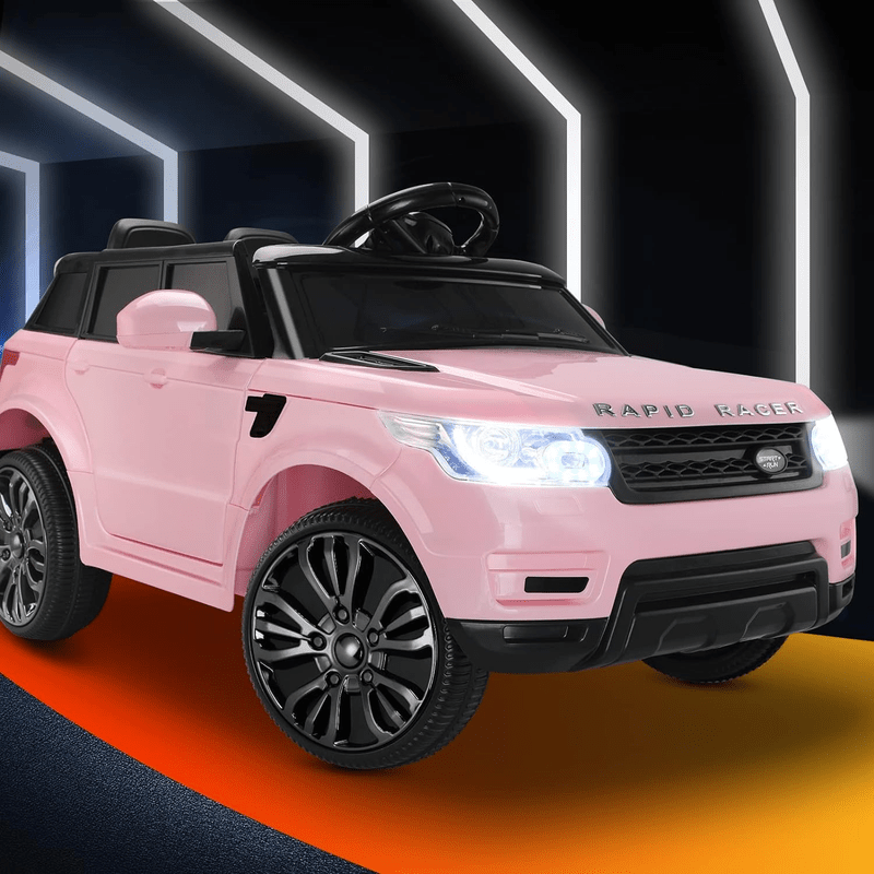 Range Rover Inspired Kids Ride on Car with Remote Control | Pink with Remote Control, MP3 Player, Horn, Music and Headlight Taillights Suitable for 3-6 Years Pink