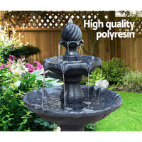 Thumbnail for Gardeon Solar Fountain Water Feature Pump Kit Bird Bath Outdoor Indoor Black
