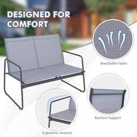 Thumbnail for MULTIGOT 4pcs Patio Furniture Table Chair Set Conversation Table Garden Balcony