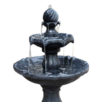 Thumbnail for Gardeon Solar Fountain Water Feature Pump Kit Bird Bath Outdoor Indoor Black
