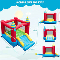 Thumbnail for Inflatable Bouncy Castle with Slide - No Pump Needed, Indoor / Outdoor Kids Play