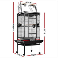 Thumbnail for i.Pet Bird Cage Large Cages 173cm Parrot Aviary Stand-Alone Budgie Wheels Castor