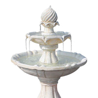 Thumbnail for Garden Solar Fountain Water Feature Pump Kit Bird Bath Outdoor Indoor Ivory