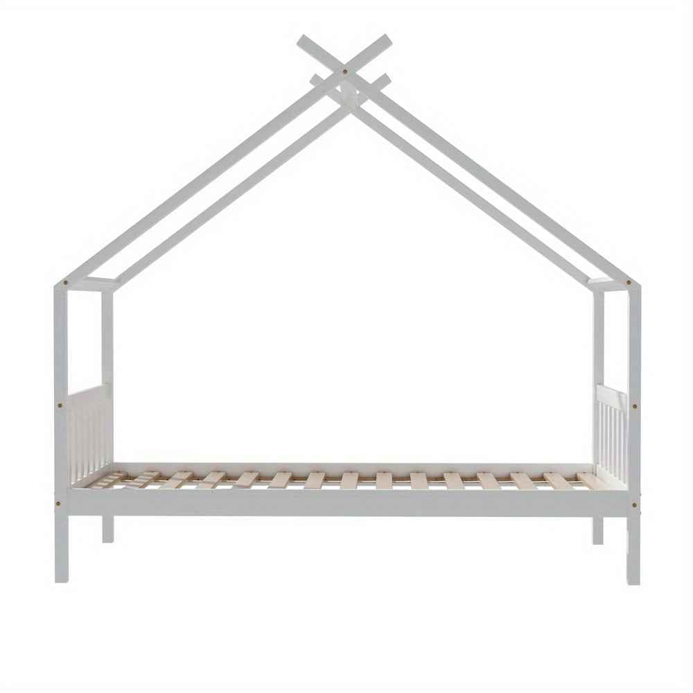 Artiss Montessori House Toddler Bed Frame with Storage Drawers & Roof | Wooden Toddler Canopy Bed