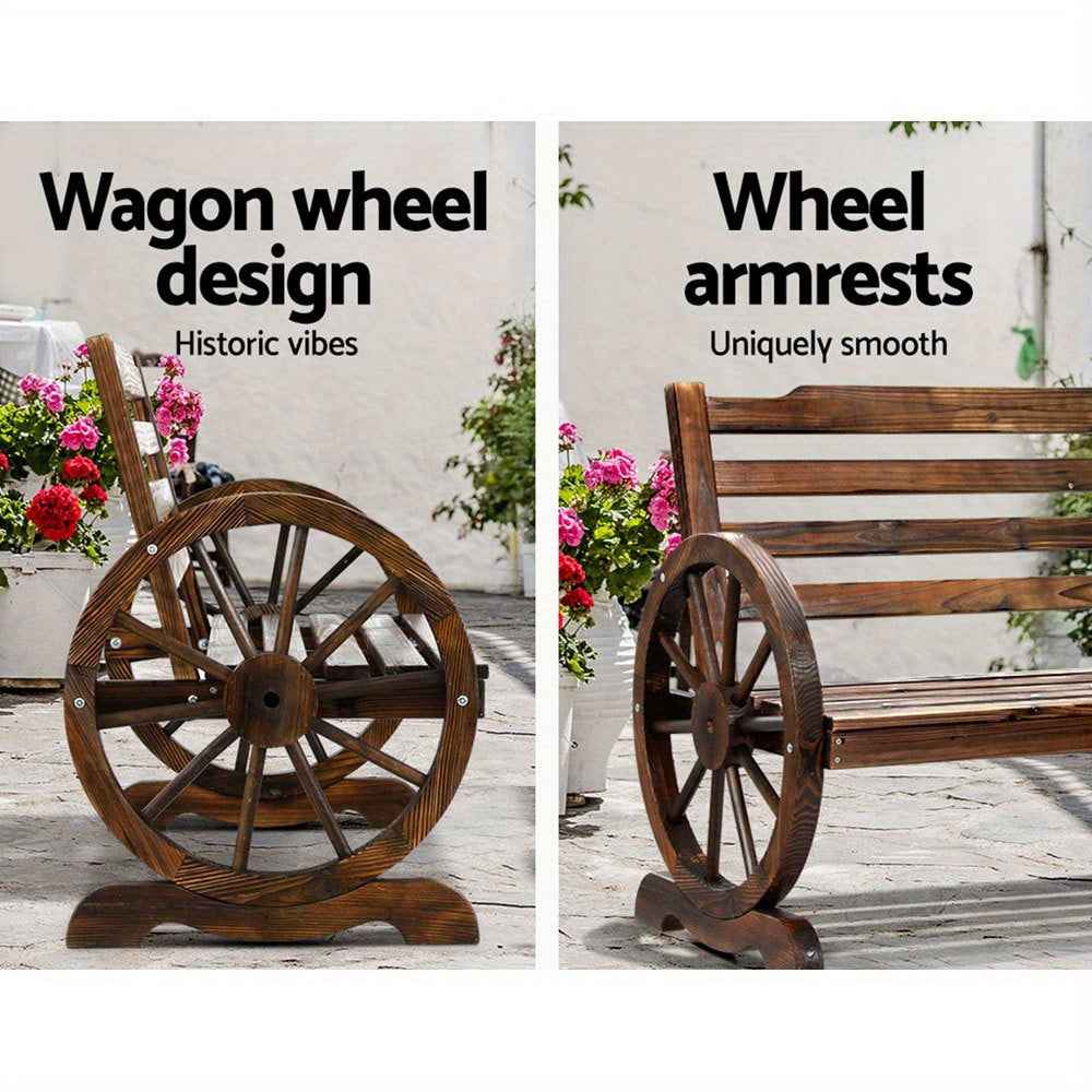 Garden Wagon Bench Classic Outdoor Comfort for Two
