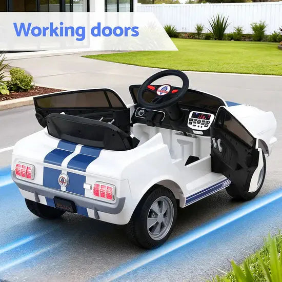 Officially Licensed Shelby Ford GT350 Kids Ride On Car with Remote Control Deals R Us