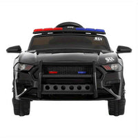 Thumbnail for Ford Mustang GT350 Police Inspired Kids Ride on Car with Remote Control Battery Powered 12V Black