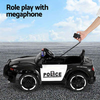Thumbnail for Ford Mustang GT350 Police Inspired Kids Ride on Car with Remote Control Battery Powered 12V Black