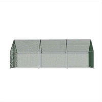 Thumbnail for Walk-In Chicken Coop Cage 6x3x2m Galvanized Steel - Weather-Resistant, for Chickens, Ducks, Geese, Small Livestock Enclosure