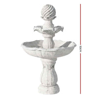 Thumbnail for Garden Solar Fountain Water Feature Pump Kit Bird Bath Outdoor Indoor Ivory