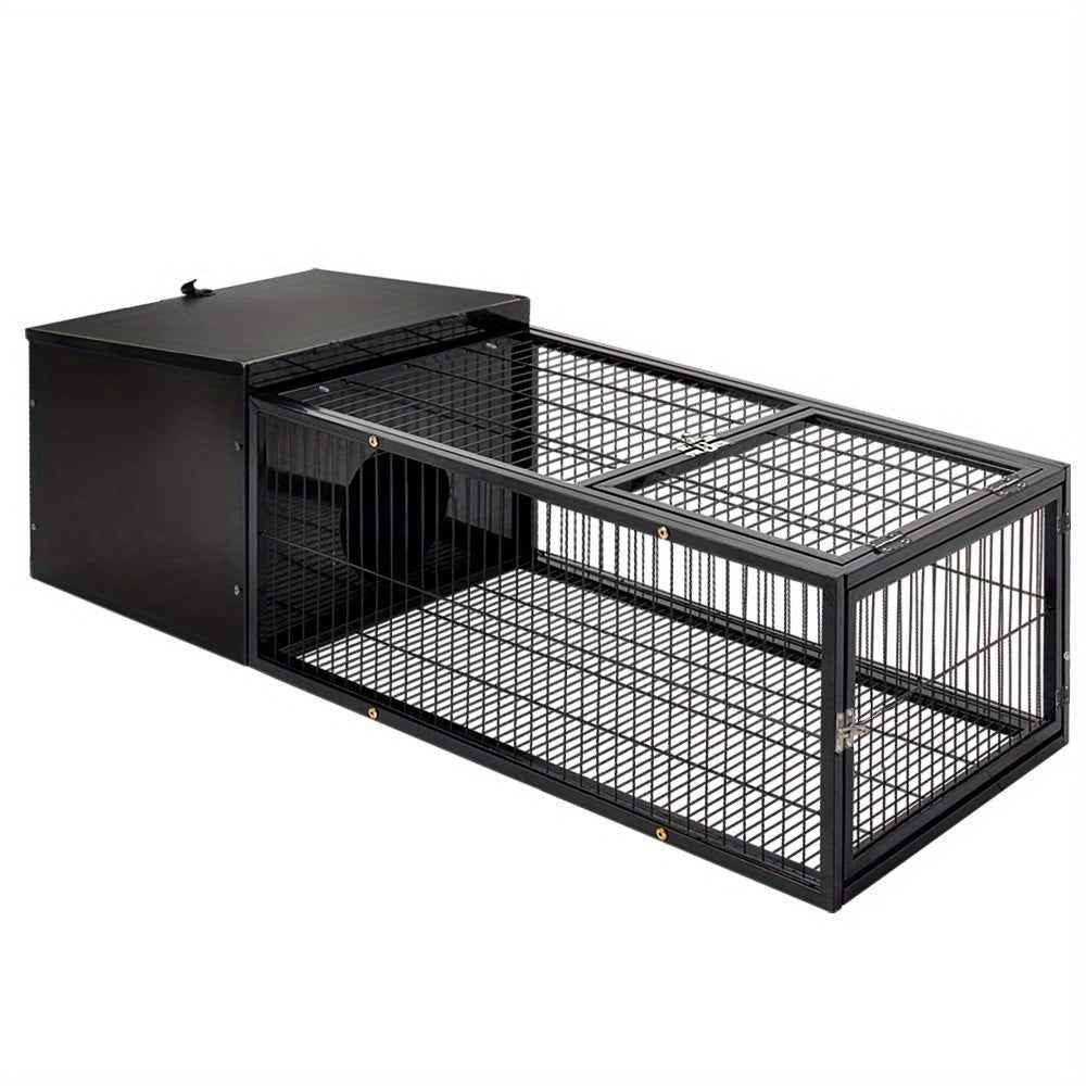 I. Pet Outdoor Rabbit Cage & Run – Chew-Proof Metal Frame with Shelter, Tray & Secure Locks