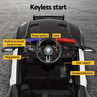 Thumbnail for Ford Mustang GT350 Police Inspired Kids Ride on Car with Remote Control Battery Powered 12V Black