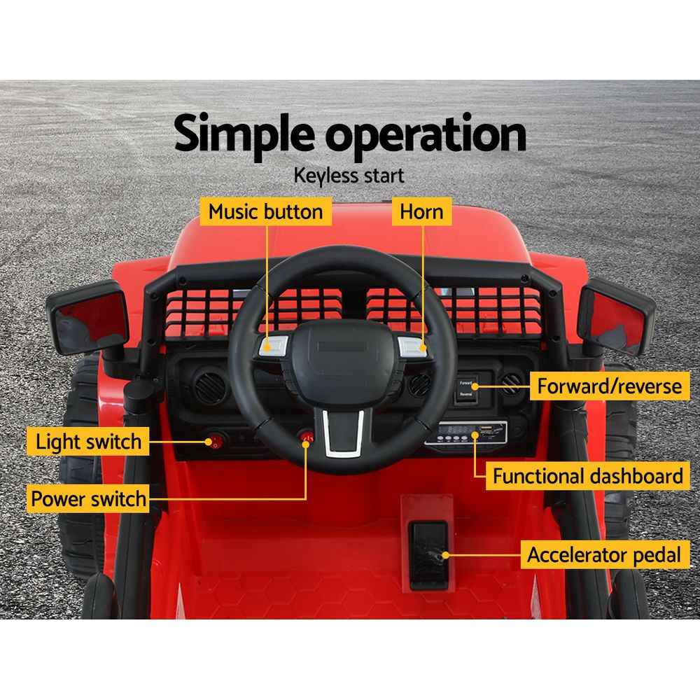 Rigo Kids Ride On Car Electric 12V Car Toys Battery Remote Control Toys
